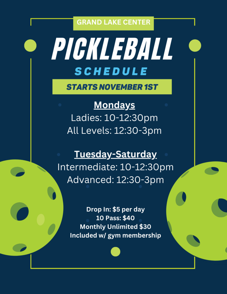 Fall 2024 Pickleball Schedule